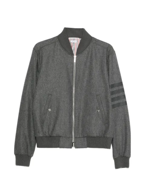 Thom Browne stripe-detail bomber jacket