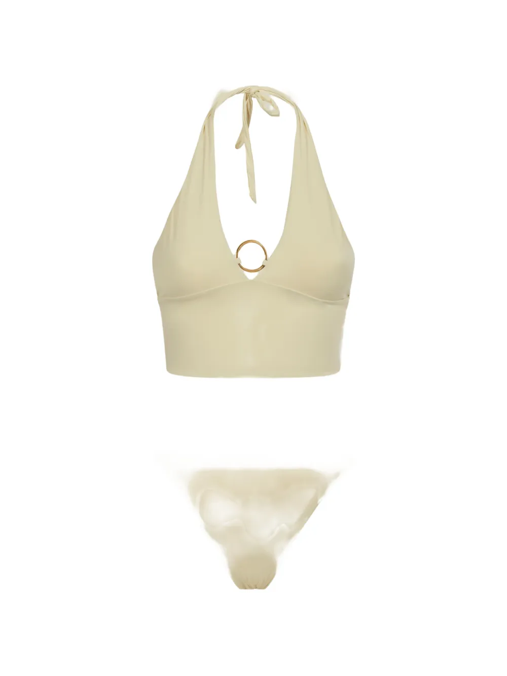 Taller Marmo ring-detail bikini set (set of two) - Nude