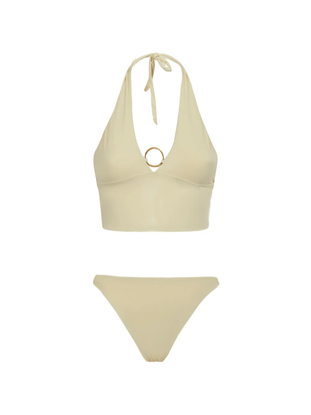 Taller Marmo ring-detail bikini set (set of two) - Toni neutri