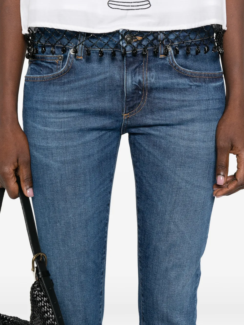 DONDUP Stretch katoenen jeans Blauw