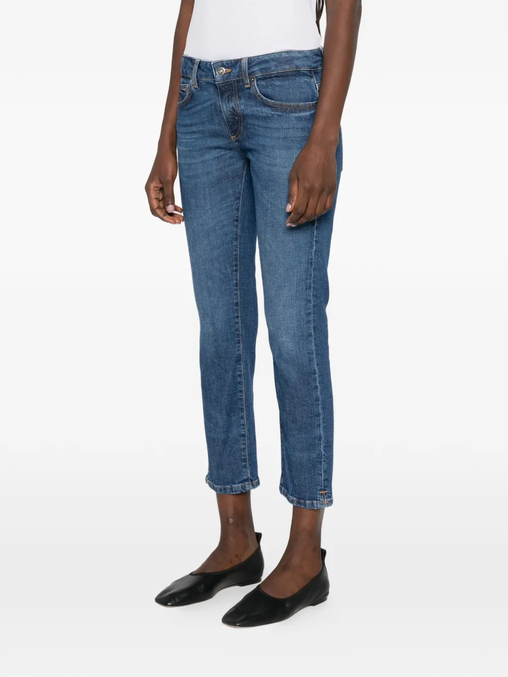  Dondup Vaqueros Stretch De Algodón - Azul 
