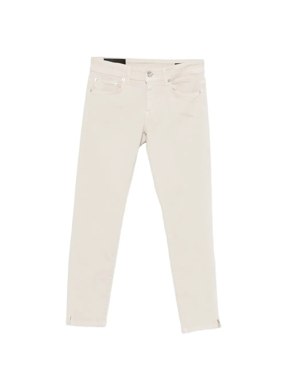 DONDUP five-pocket belt-loop jeans - Toni neutri