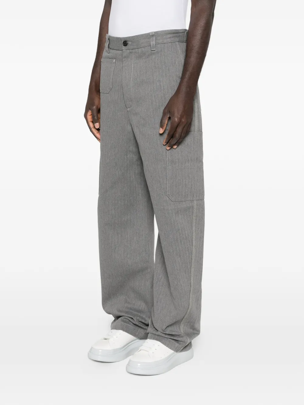 Givenchy Jeans met opgestikte zak Grijs