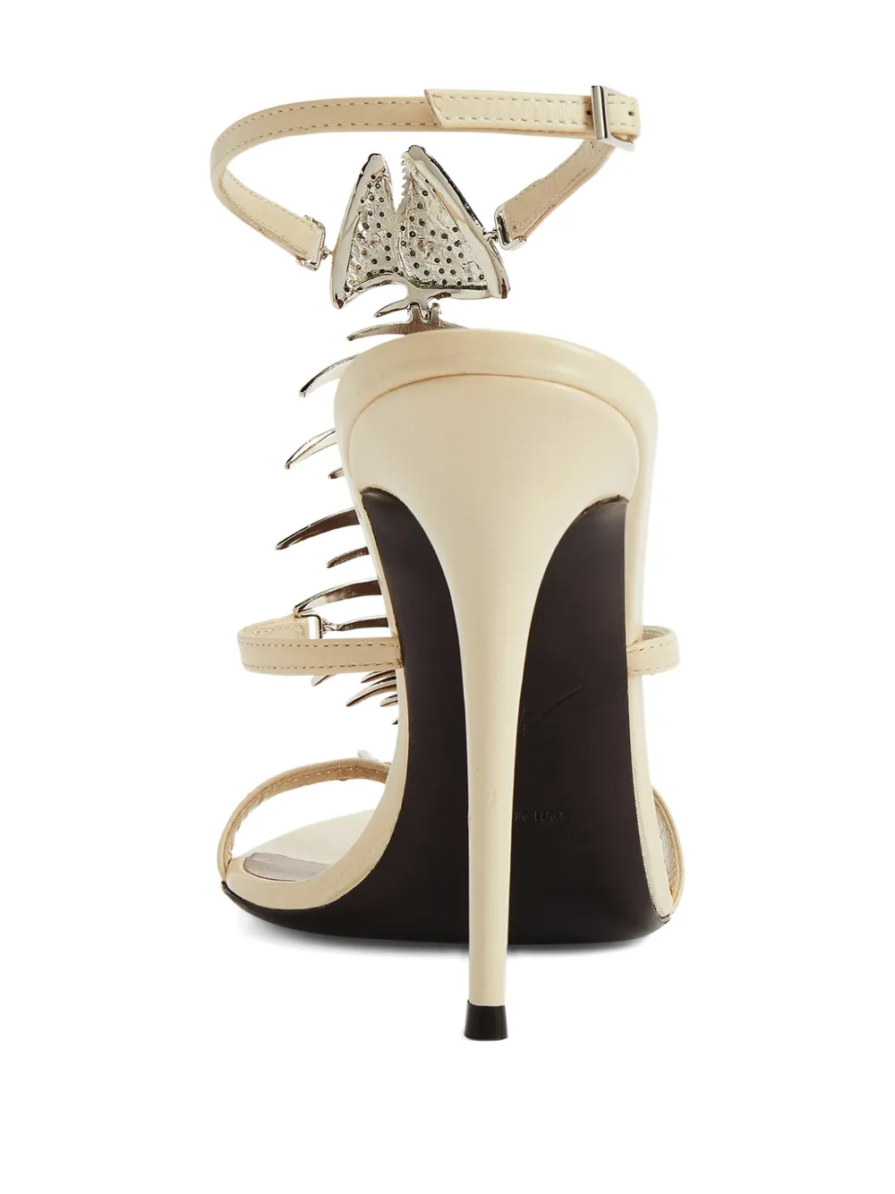 Giuseppe Zanotti Slim 2.0 sandalen met visgraatpatroon Beige