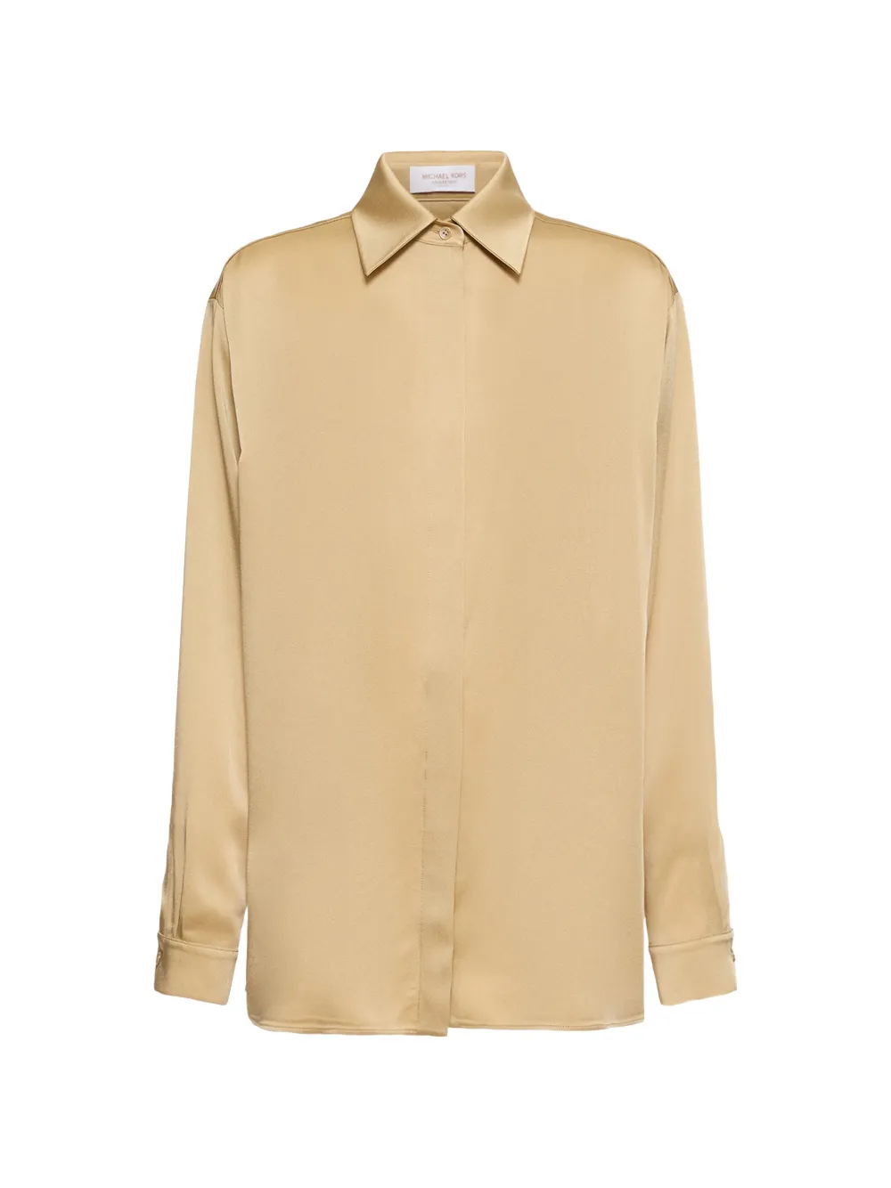 Michael Kors long-sleeved classic-collar shirt - Toni neutri