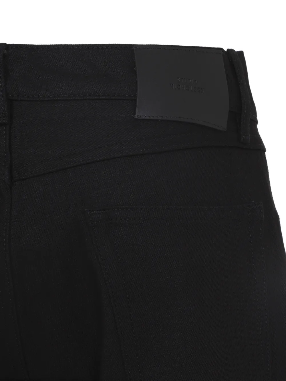  Studio Nicholson Buttoned Wide-leg Jeans - Black 