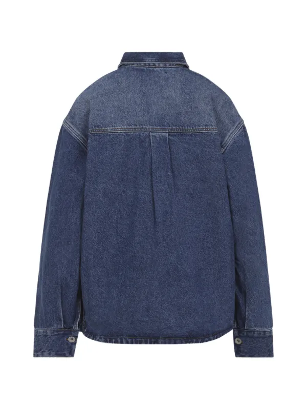 Studio Nicholson デニムシャツジャケット | ブルー | FARFETCH JP