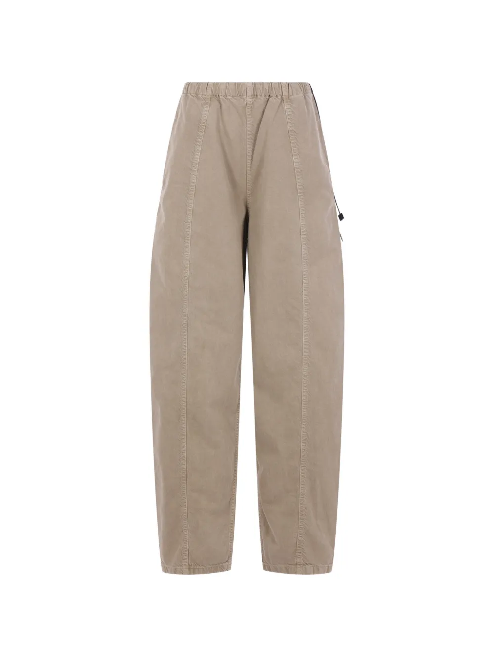 Haikure elastic-waistband trousers - Nude
