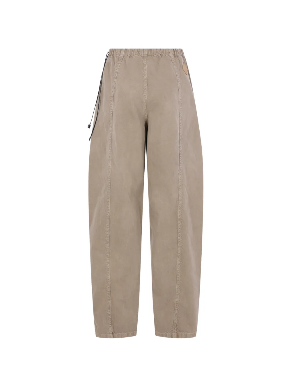  Haikure Elastic-waistband Trousers - Neutrals 