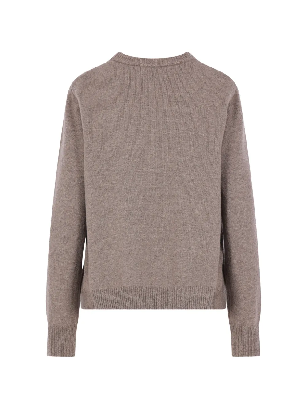 Róhe Round-neck Sweater in Brown, view 3
