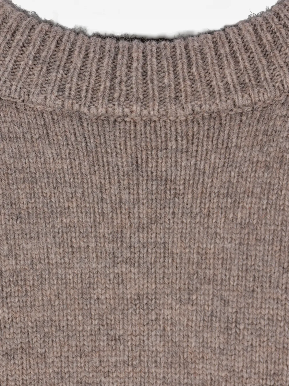 Róhe Round-neck Sweater in Brown, view 2
