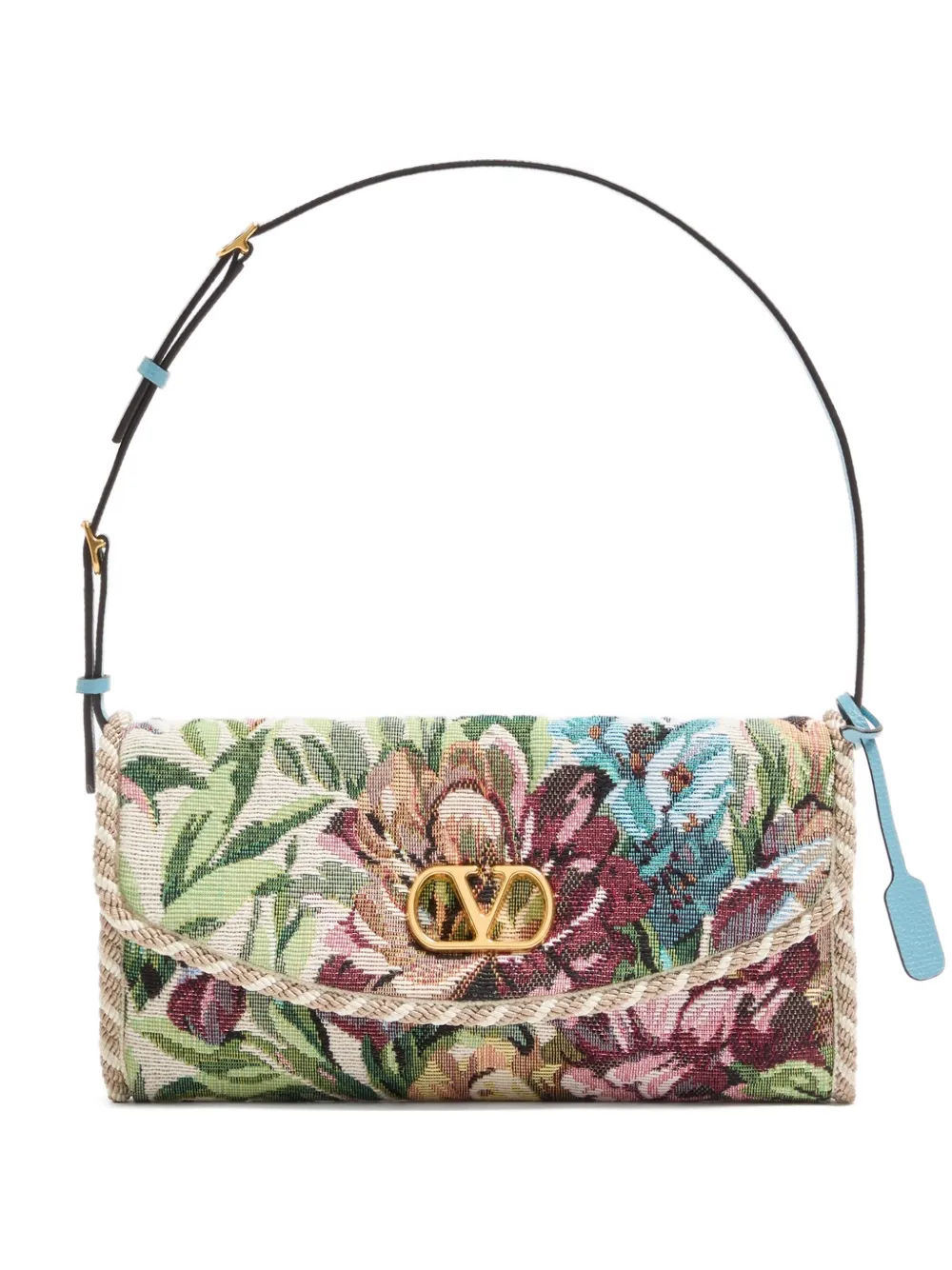 Valentino Garavani small DeVain In Voyage Imaginaire shoulder bag - Neutrals