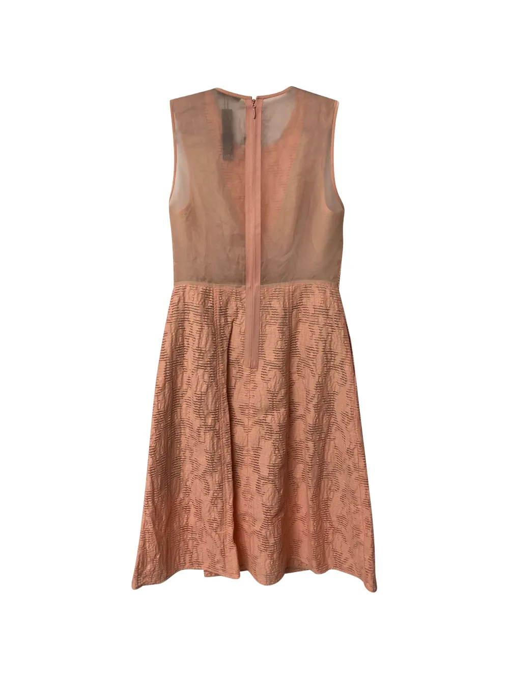 Tibi pleated zip dress - Roze