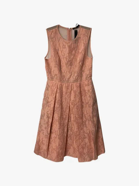 Tibi pleated zip dress