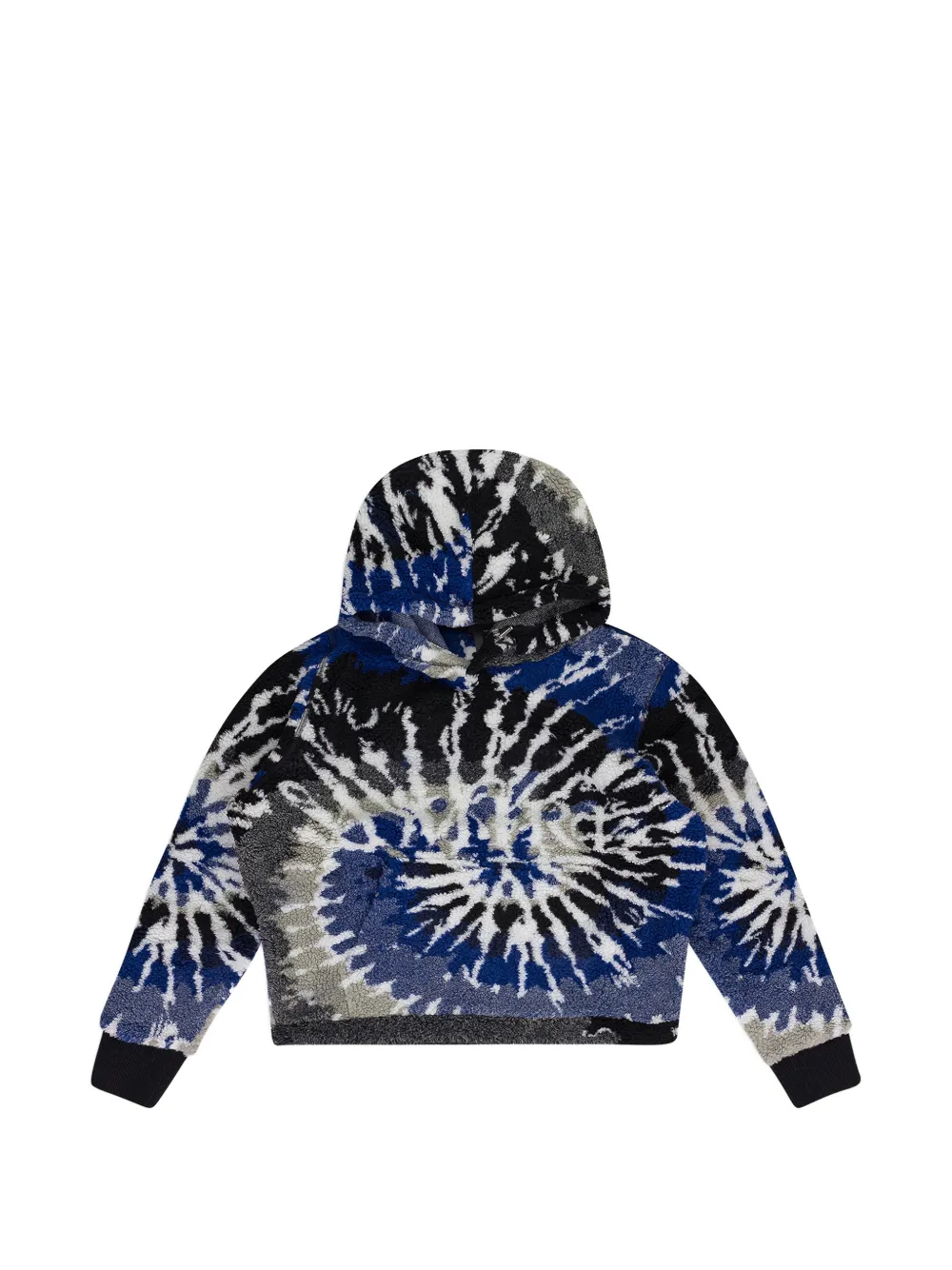 AMIRI Tie Dye Polar Fleece Hoodie "Blue / Black"