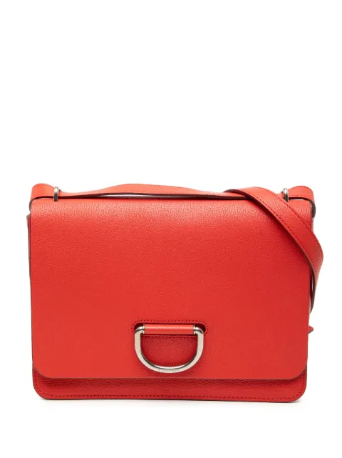 Burberry Pre-Owned mellemstor crossbody-taske i læder med D-ring fra 2010-2025