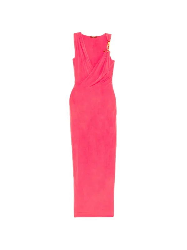 pink balmain dress Strappy houndstooth tweed A-line dress pink pink - Women