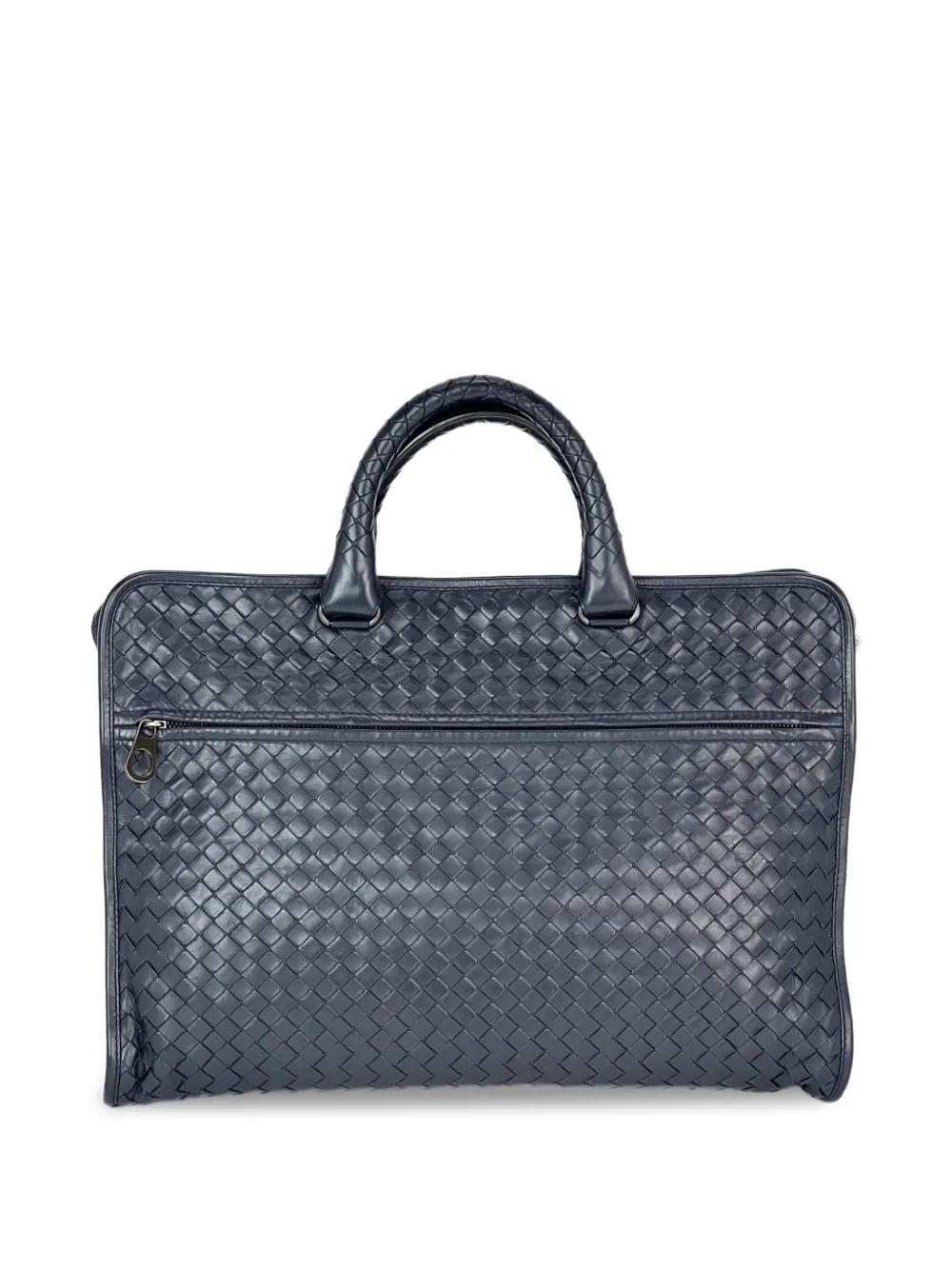 Intrecciato Top Zip Briefcase