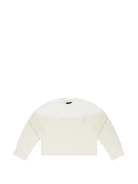 AMIRI top tejido con cuello redondo