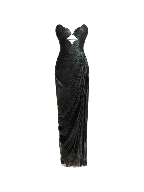 ysabel ivory chiffon dress Silk and with Cape it has a closely Elainilye Fashion Womens Maid Color:CORNFLOWER-BLUE Swim Cover Ups