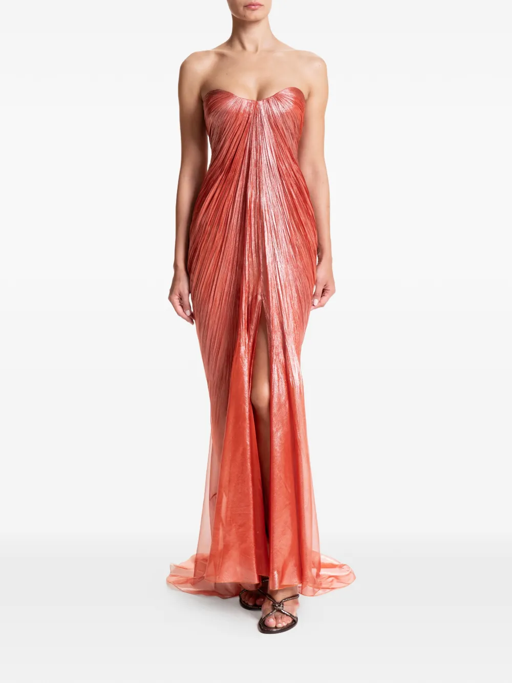 Maria Lucia Hohan Victoria ruched maxi dress - thumbnail 2 of 5