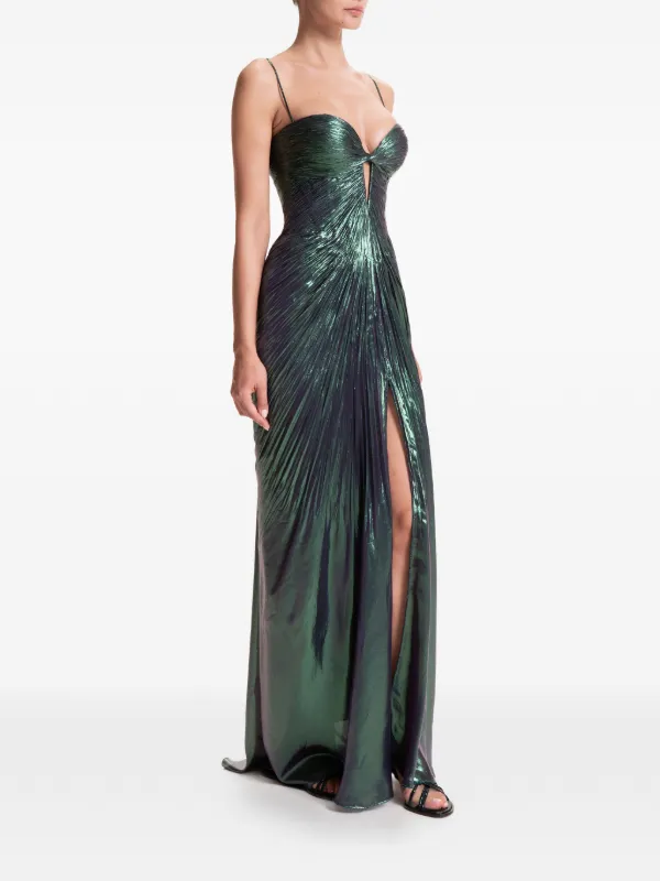 Maria Lucia Hohan Mirren Twistdetail Maxi Dress | Green | FARFETCH