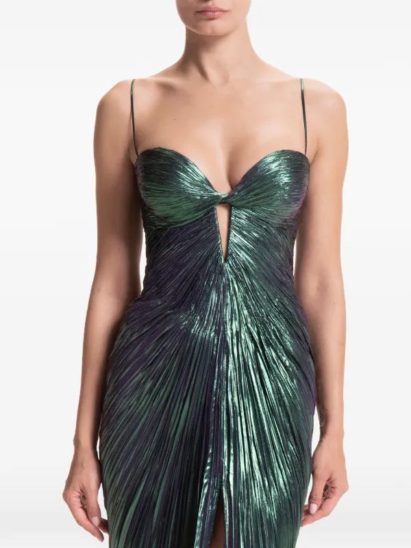 Maria Lucia Hohan Mirren Twistdetail Maxi Dress | Green | FARFETCH