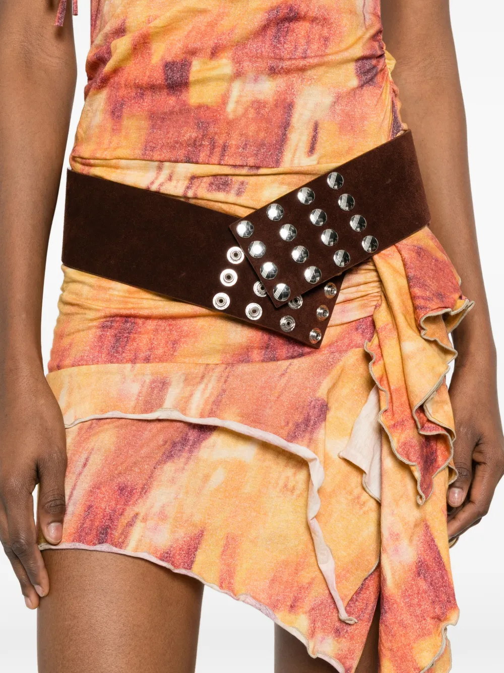 ISABEL MARANT Janick mini-jurk Oranje