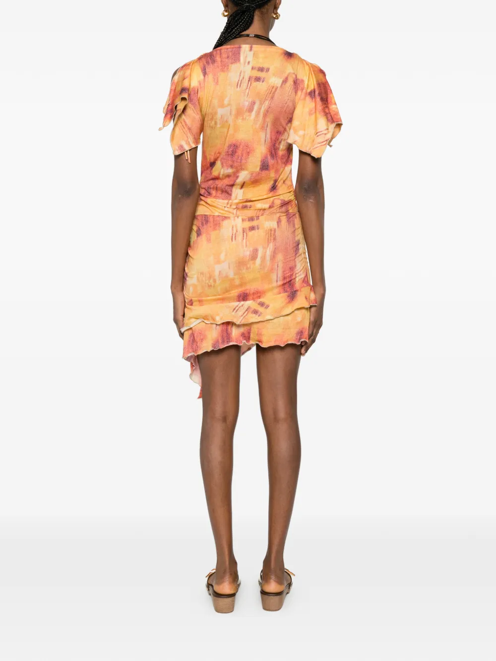 ISABEL MARANT Janick mini-jurk Oranje