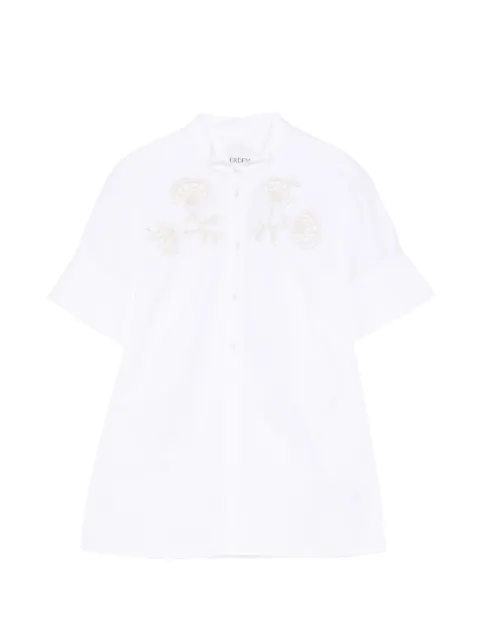 ERDEM appliqué short-sleeve shirt