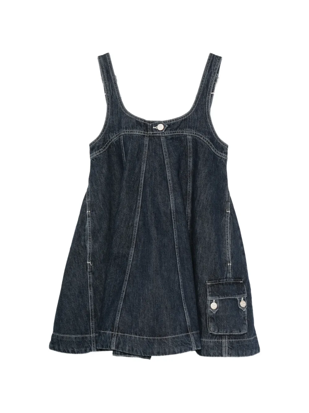 DAMSON MADDER Immy panelled dress - Blu