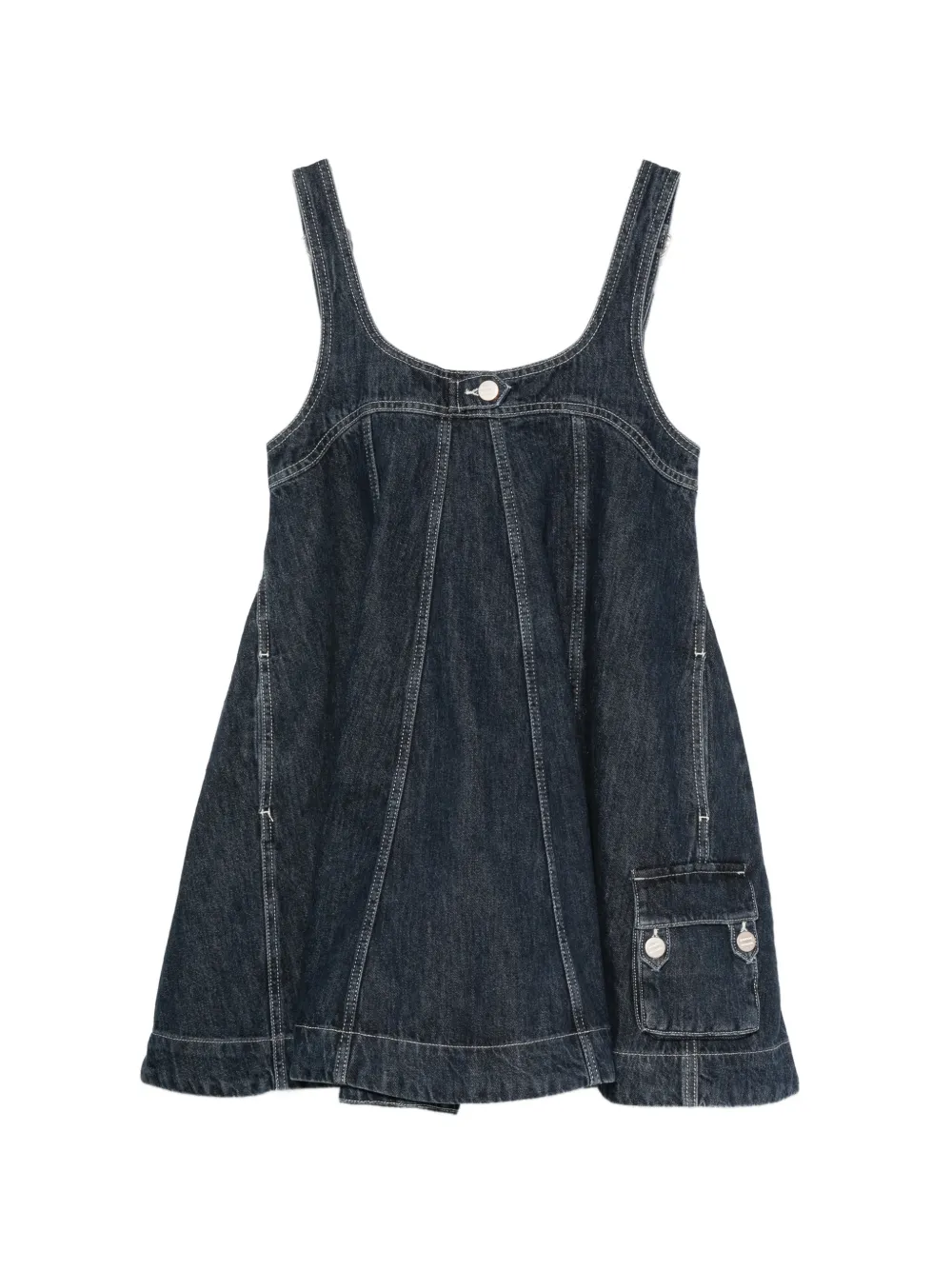 DAMSON MADDER Immy panelled dress - Blu