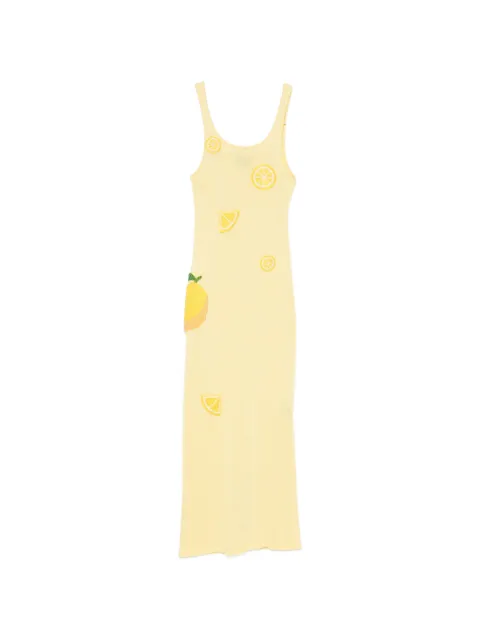 Leslie Amon Citron knitted maxi dress