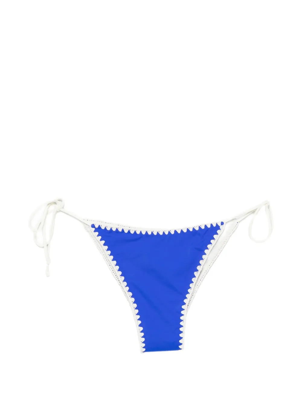 Leslie Amon Lucy crochet-trim bikini bottom - Blu