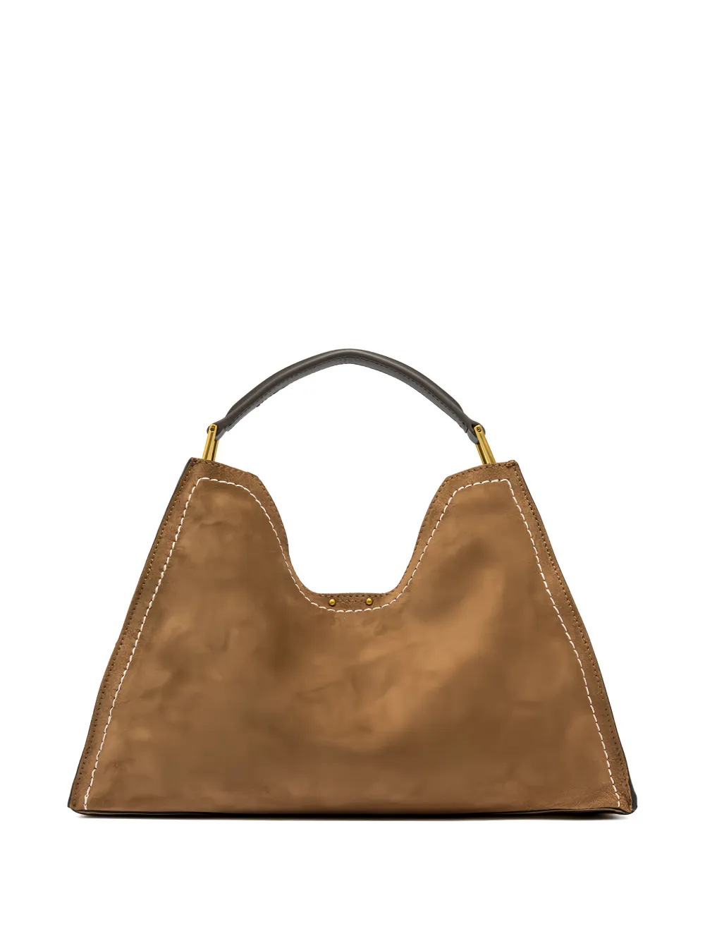 GIANNI CHIARINI Aurora top-handle shoulder bag - Bruin
