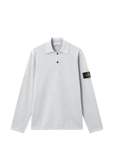 Stone Island 5100024 micro-stitch soft organic-cotton polo shirt