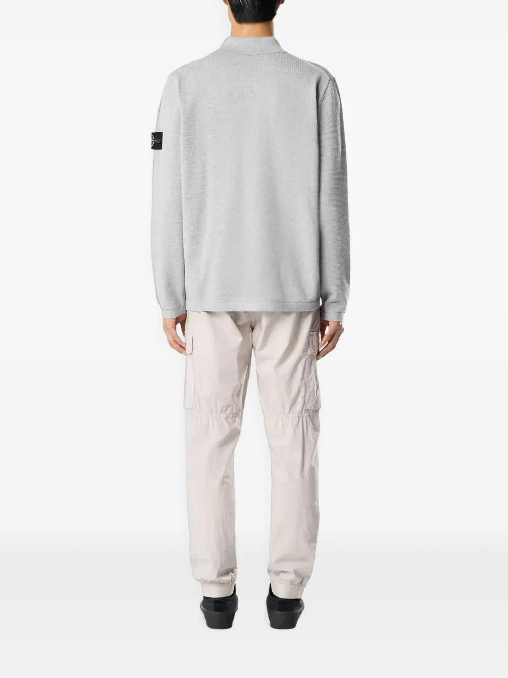 Stone Island Poloshirt van biologisch katoen Grijs