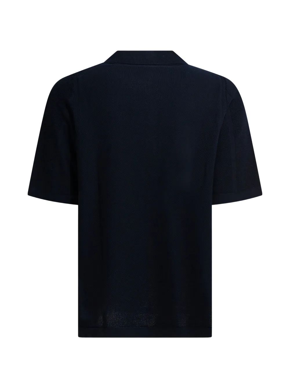 Stone Island buttoned cotton polo shirt - Blauw