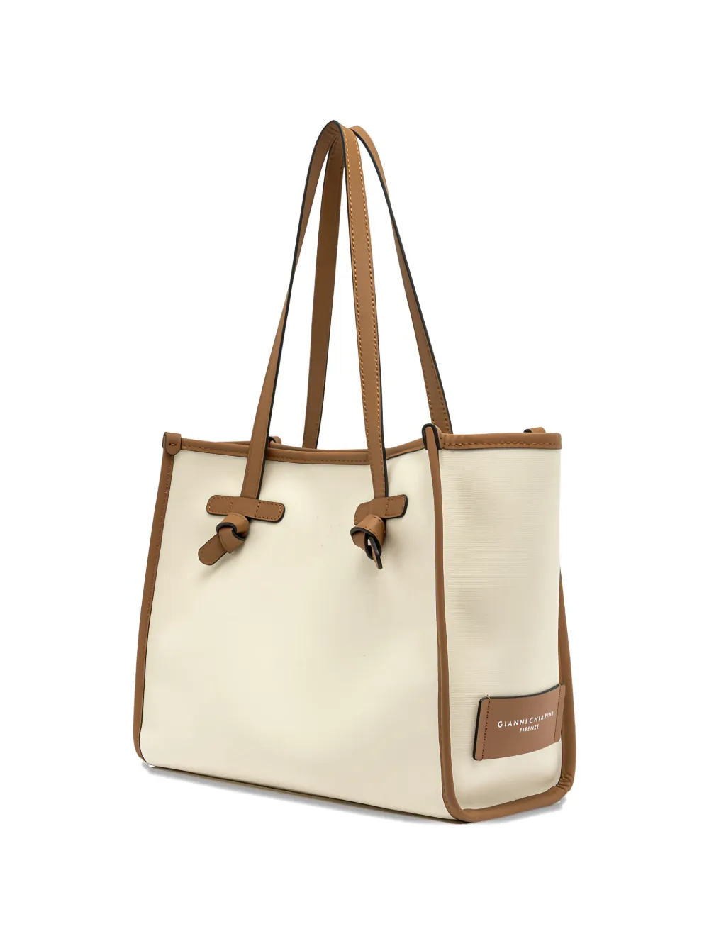 GIANNI CHIARINI Marcella knotted shoulder bag - Beige