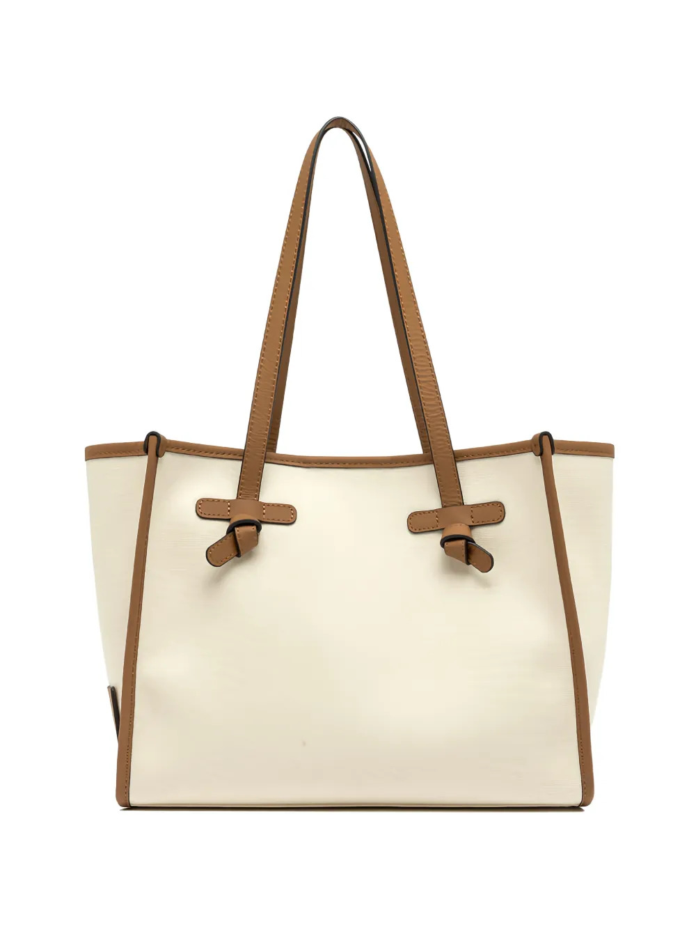 GIANNI CHIARINI Marcella knotted shoulder bag - Toni neutri