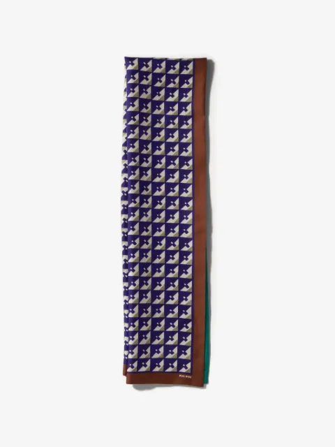 Miu Miu printed silk scarf