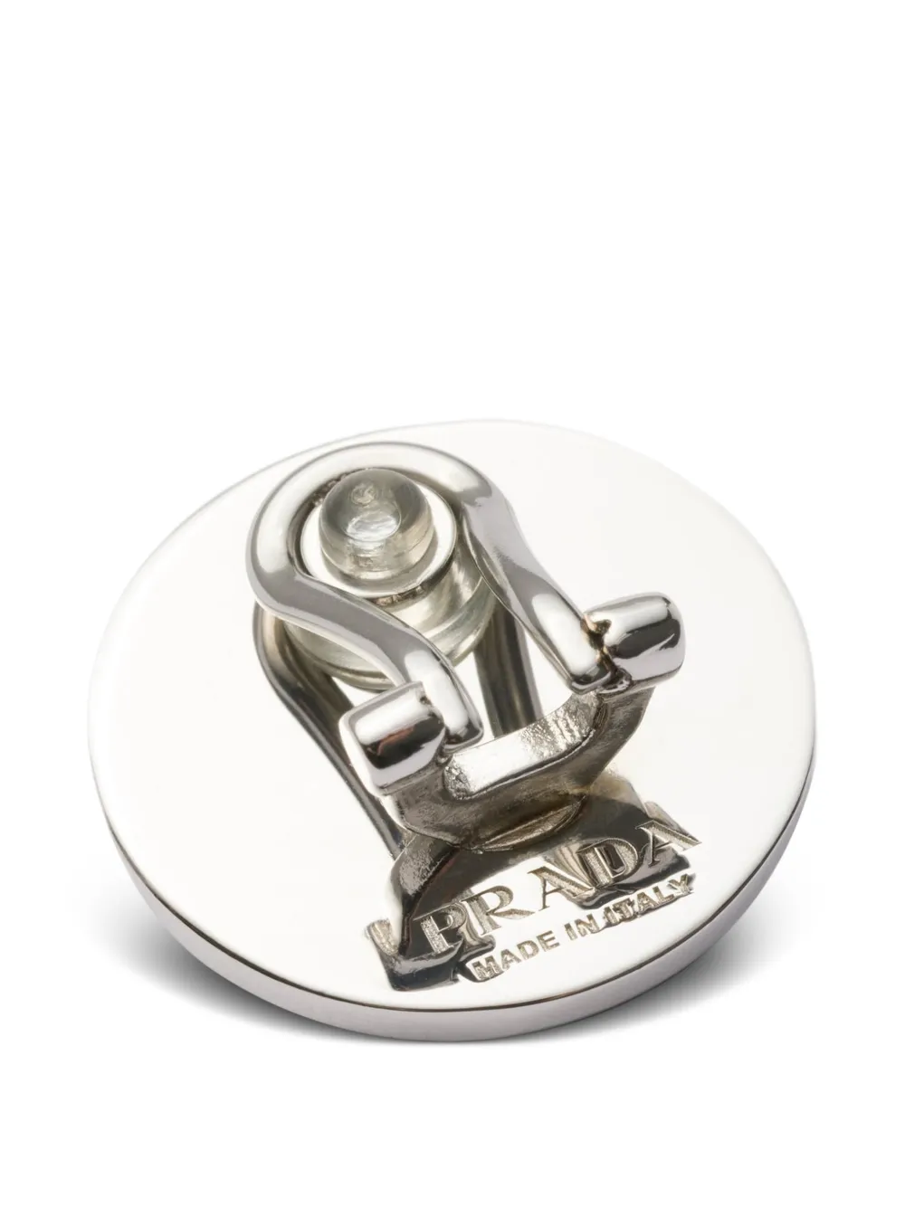  Prada Graphic Earring - Silver 