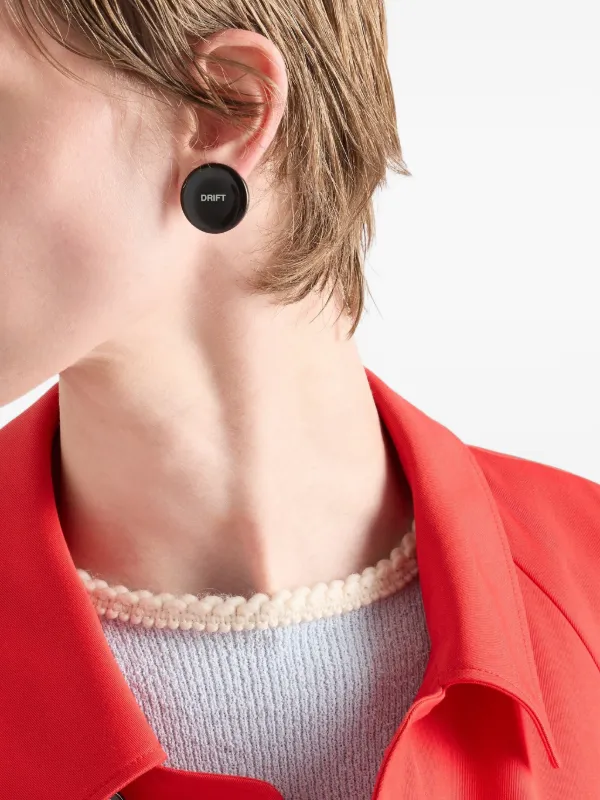 プラダ DRIFTイヤリング メンズ Prada Drift Earring | Silver | FARFETCH
