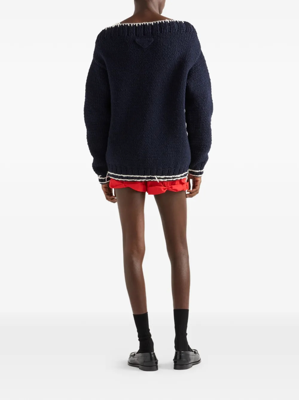  Prada Cotton Bermuda Shorts - Red 