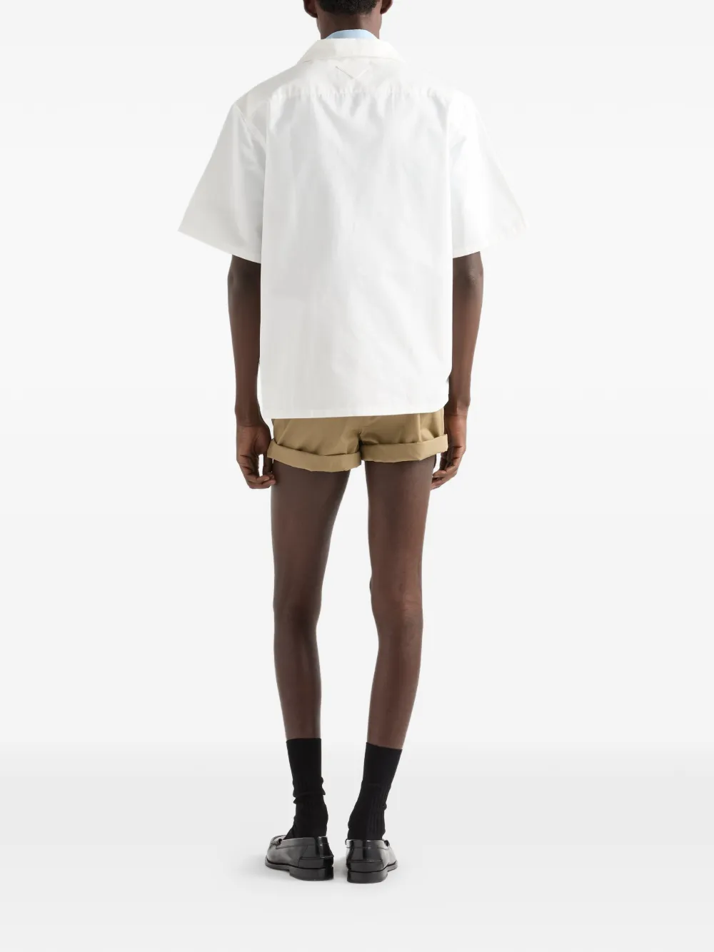 Prada Elasticated-waist Cargo Shorts - Neutrals 