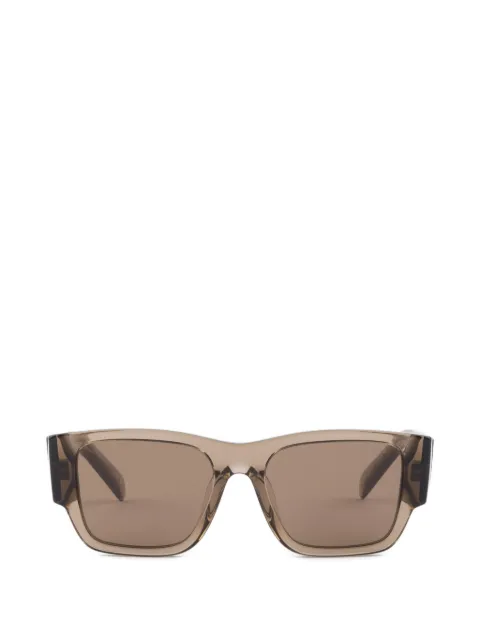 Prada Eyewear triangle-logo square-frame sunglasses
