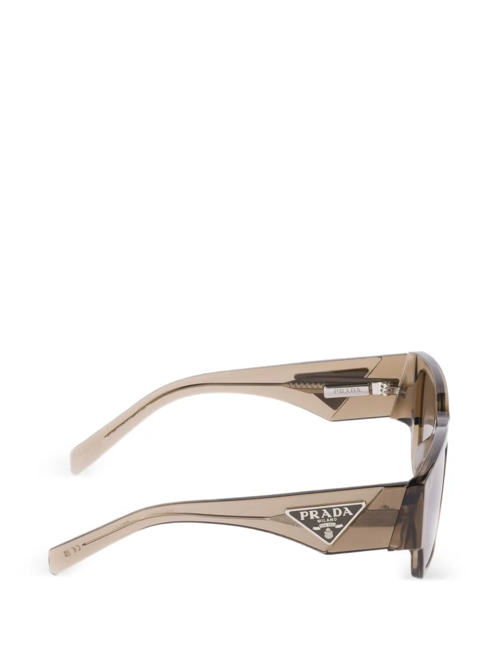  Prada Eyewear Square-frame Sunglasses - Brown 