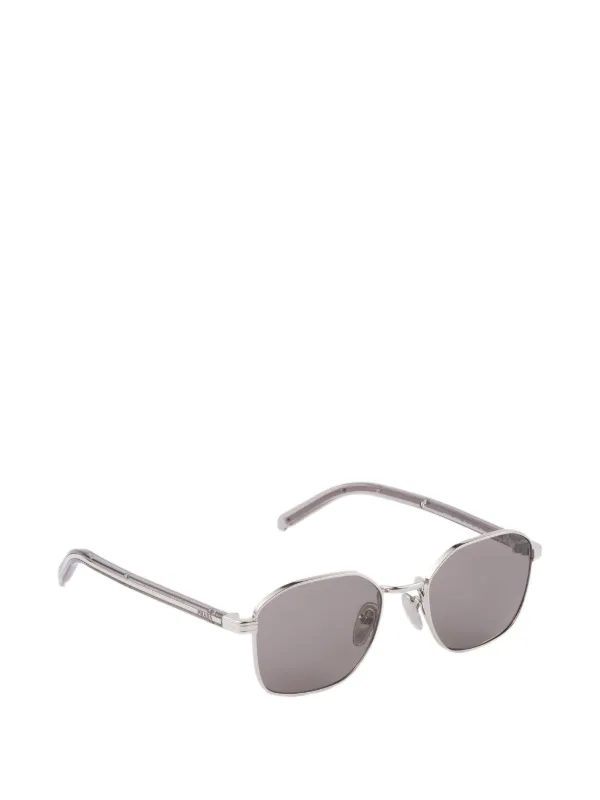 Prada Eyewear ヘキサゴンフレーム サングラス | シルバートーン