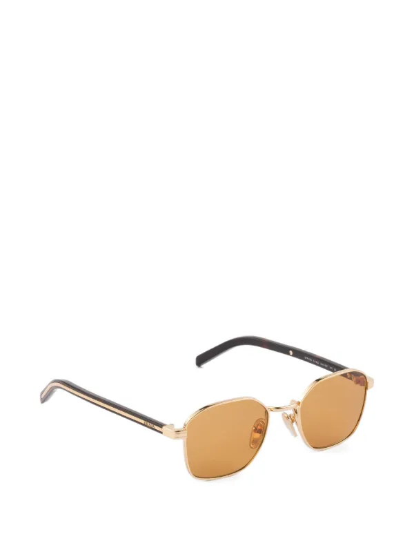 Prada Eyewear スクエアフレーム サングラス | ゴールドトーン