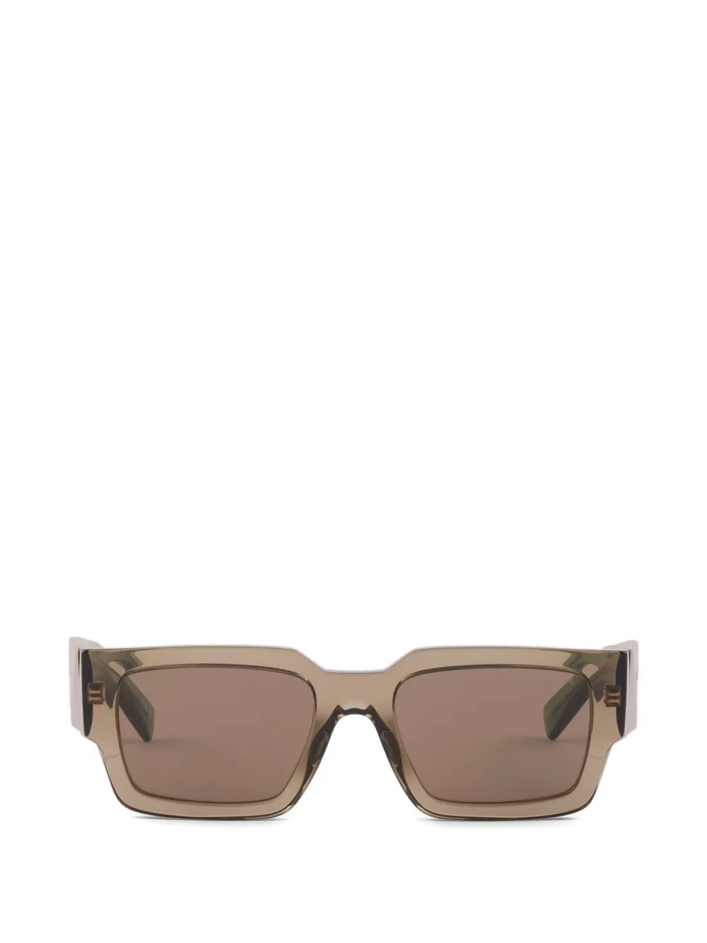 Prada Eyewear Symbole square-frame sunglasses - Marrone